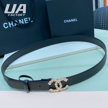 Chanel Calfskin Belt 3.0cm