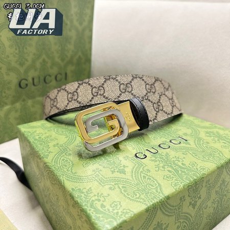 Gucci Two-Sided Belt 3.0cm