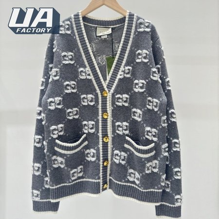 Gucci V-Neck Cardigan Sweater