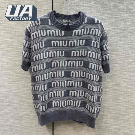 Miu Miu Knitted Short Sleeve