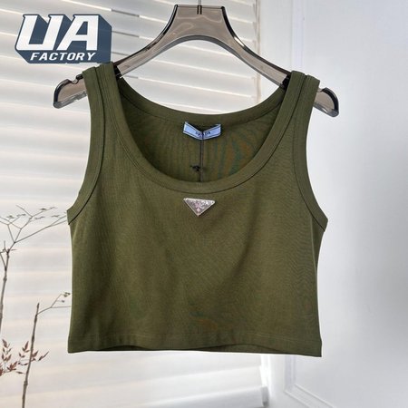 Prada Green Tank Top