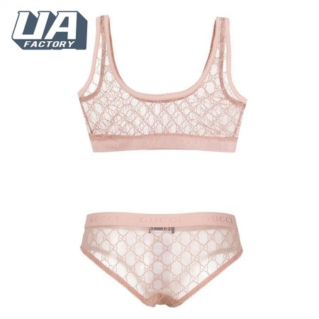 Gucci Pink Two-Piece Swimsuit