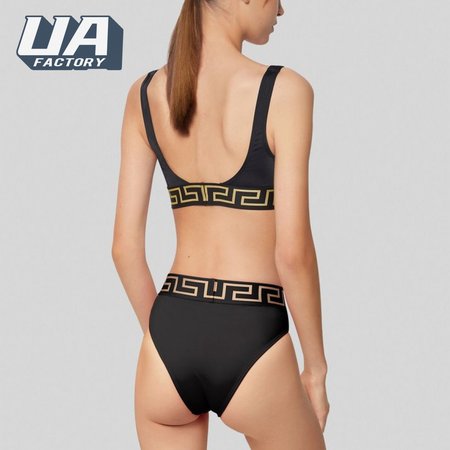 Versace Black Two-Piece Swimsuit