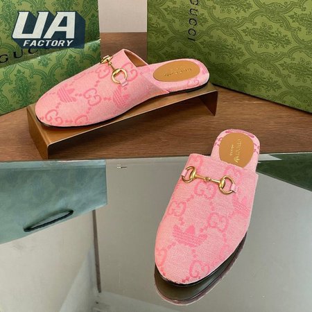 Gucci Canvas Printed Mules 35-41