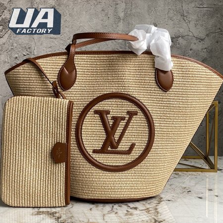 bnib raffia st jacques caramel