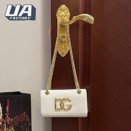 Dolce & Gabbana Polished Calfskin 3.5 Phone Bag