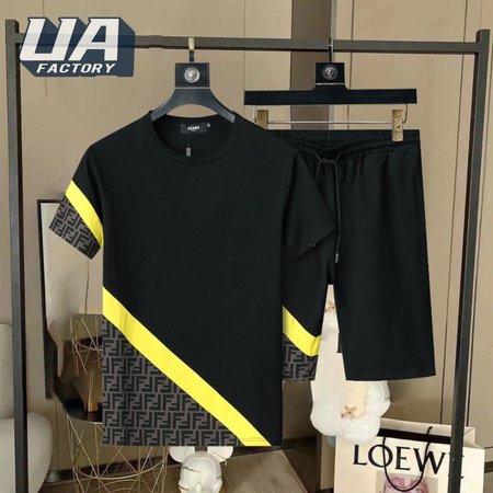 Fendi Black Jersey Tracksuits