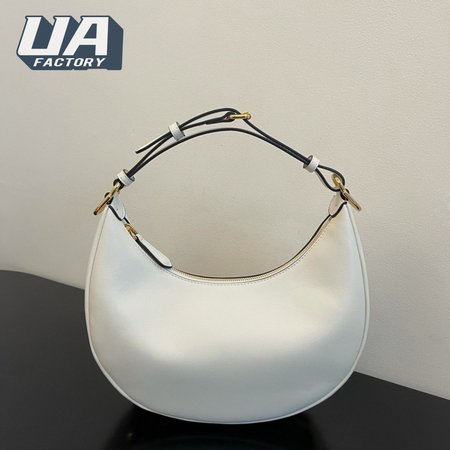 Fendi Nano Fendigraphy White Leather Charm