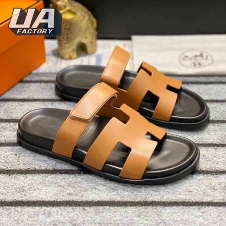 Hermes Chypre Leather Sandals