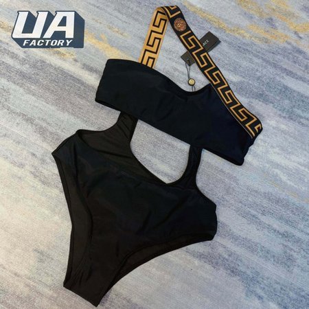 Versace Greca Border One-Piece Swimsuit