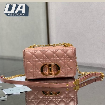 Dior Miss Caro Mini Chain Bag Antique-Pink Lambskin Oversized Cannage