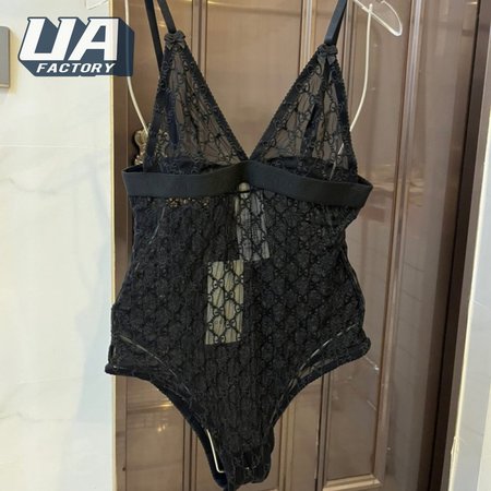 Gucci GG Tulle Jumpsuit Black