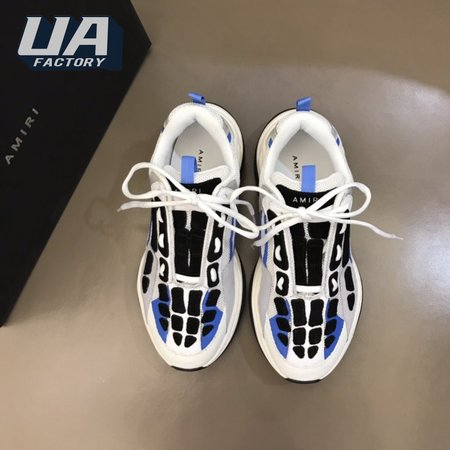 AMIRI Bone Runner White Black Grey Blue