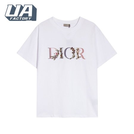 Dior Floral Logo T-shirt Men's White