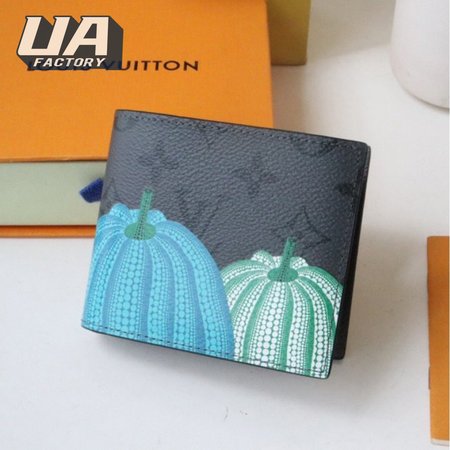 slender wallet pumpkin print