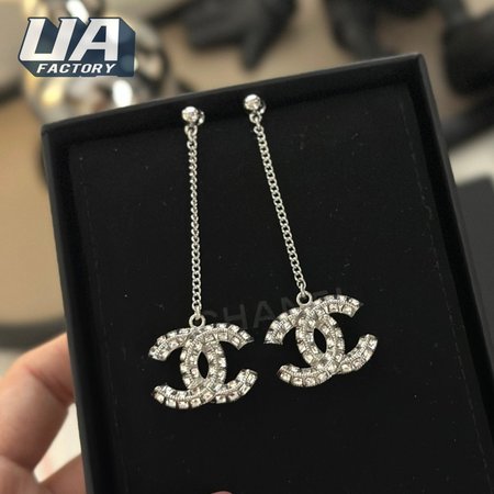 Chanel CC Long Earrings