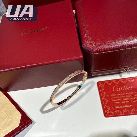 Cartier Love Bracelet 18k White Gold Diamonds