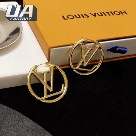 louise hoop earrings gold