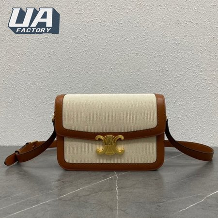 Celine Triomphe Bag Medium Canvas Tan/Brown