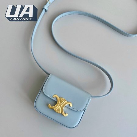 Celine Triomphe In Shiny Calfskin