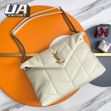 Saint Lauren YSL LouLou Puffer Small Chain Bag In Quilted Lambskin