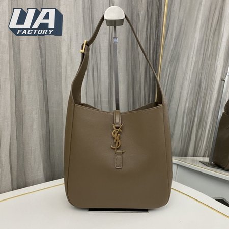 Saint Lauren YSL Small LE 5 A 7 Supple Bag In Grained Leather