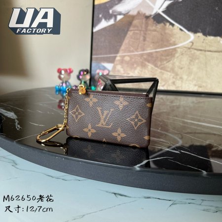 key pouch monogram brown