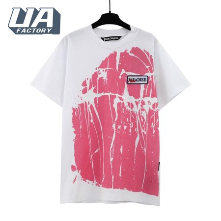 Palm Angels Men's Logo-patch Cotton T-shirt