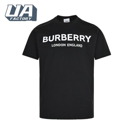 Burberry Street Style Plain Cotton Short Sleeves Logo Luxury T-Shirts
