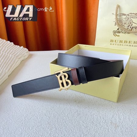 Burberry Leather Reversible TB Belt