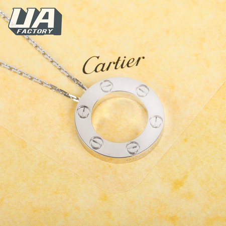 Cartier Love Necklace - 18k White Gold