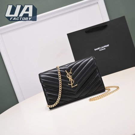 Saint Laurent Cassandre Matelasse Textured-Leather Shoulder Bag