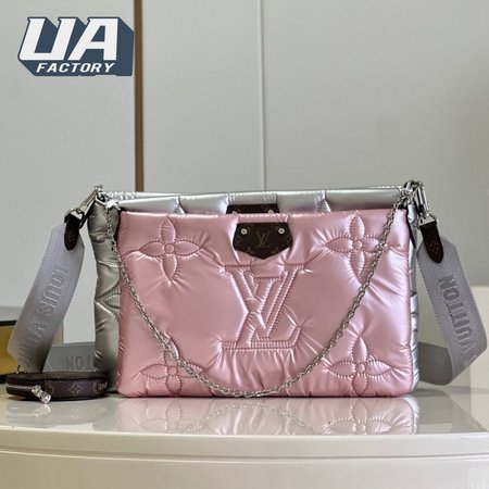 Maxi Multi Pochette Accessoires Silver/Pale Pink