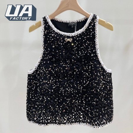 Chanel Retro Sequined Tank Top