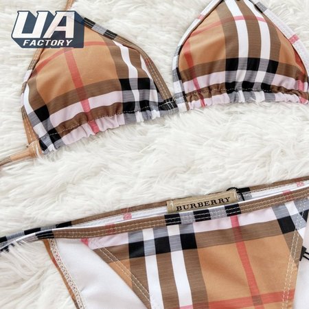 Burberry Check Triangle Bikini