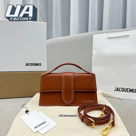 Jacquemus Le Grand Bambino Crossbody Flap Bag Light Brown