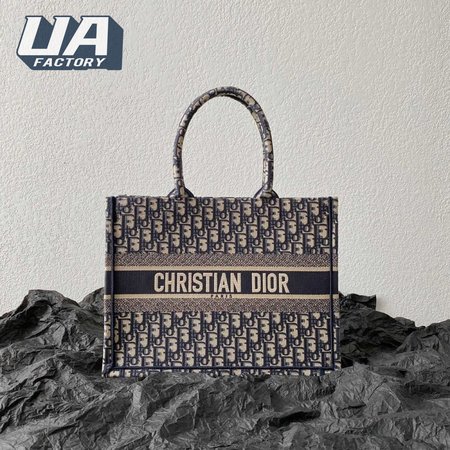 Dior Book Tote Oblique Navy Blue
