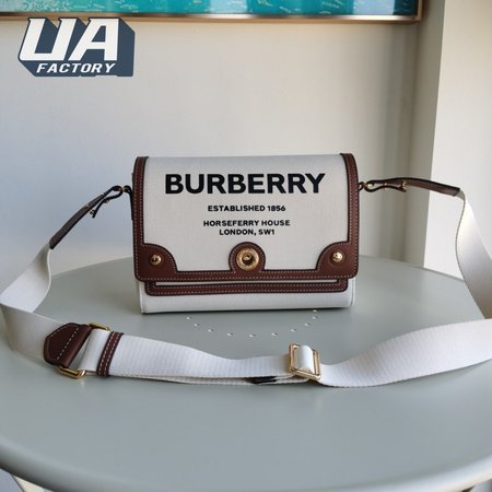 Burberry Horseferry Print Canvas Note Bag Natural/Tan 80302491