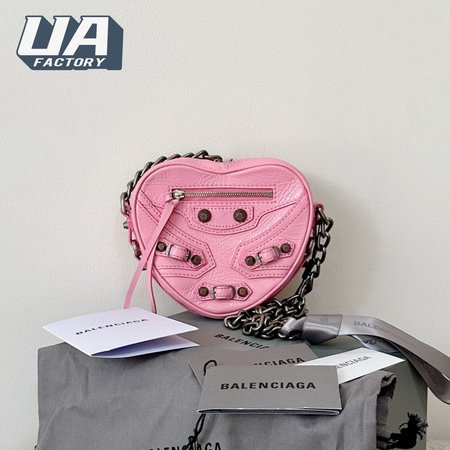 Balenciaga Le Cagole Heart Mini Bag In Pink 5812
