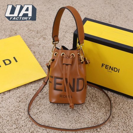 Fendi Mon Tresor Brown Leather Mini-Bag 8BS010AC9LF0QVK