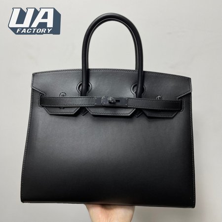 Hermes Birkin 35cm SO Black Box Black Hardware