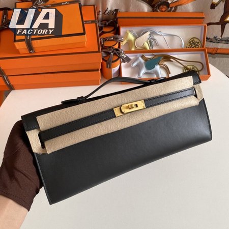 Hermes Kelly 31cm Swift 89 Black