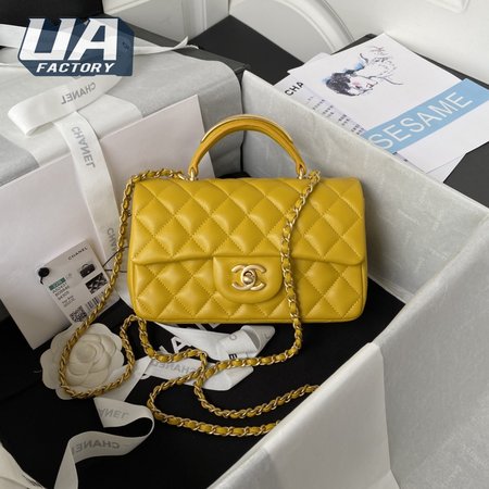 Chanel Mini CF Handle AS243?1 Yellow