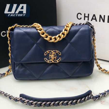 Chanel 19 AS1160 Navy Blue