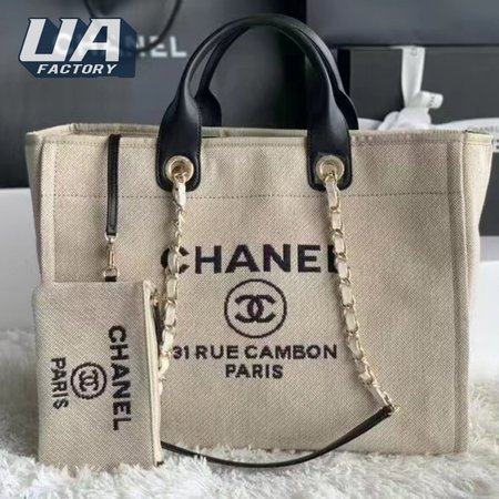 Chanel Deauville Tote MM Bag