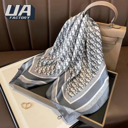 Dior Oblique Diortwin 90 Square Scarf