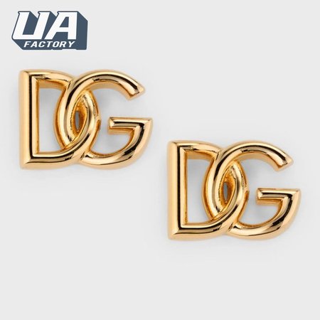 Dolce&Gabbana Logo Stud Earrings