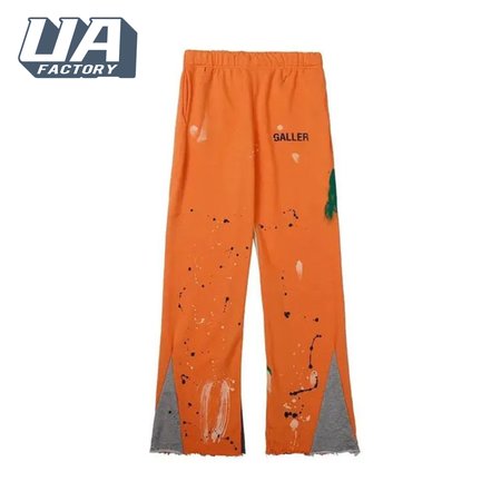 Gallery Dept Mens Jeans Pants Galleries Sweatpants Dept Speckled Letter Print