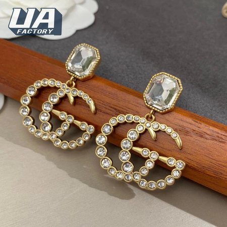 Gucci Vintage White Diamonds Earrings