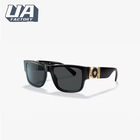 Versace Squared Medusa Medallion Sunglasses